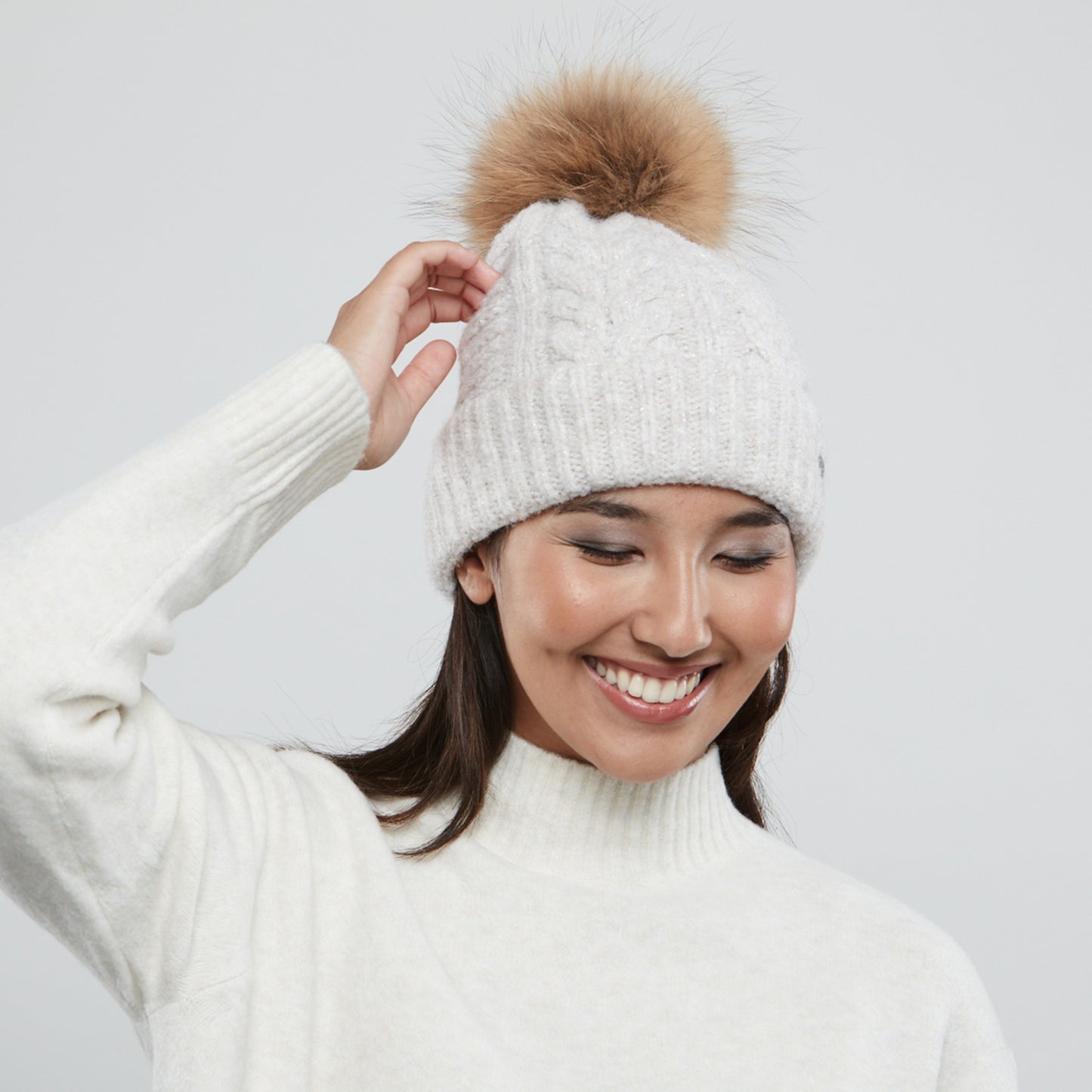 Infinity Pom Beanie