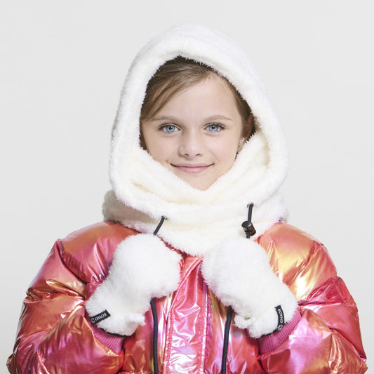 Sweat à capuche Biggie en fourrure Chaos Yeti pour enfants