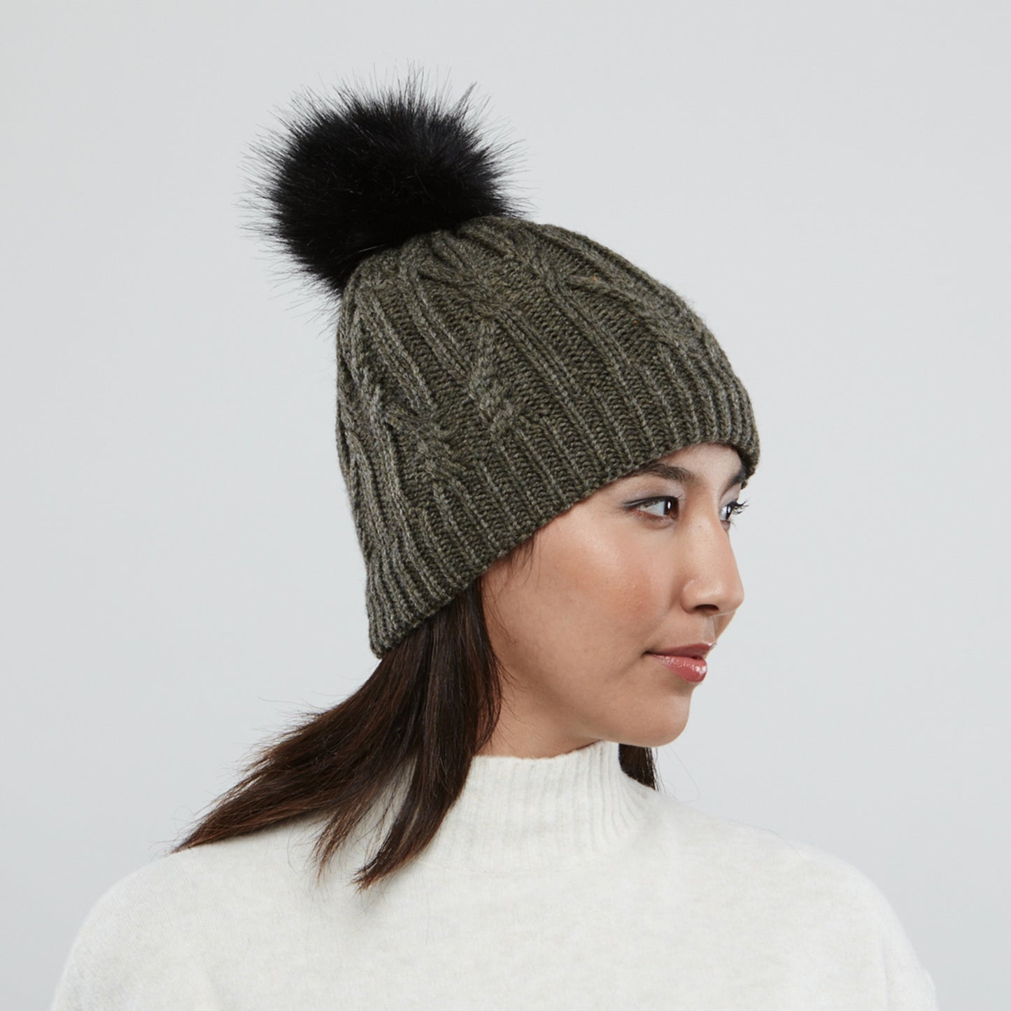 Bonnet à pompon Rhéa