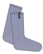 Chaos Polar Kids Slipper/Socks