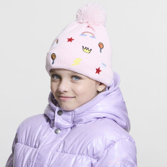 Pink A Boo Jr. Beanie