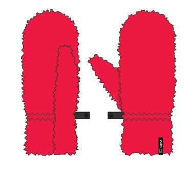 Chaos Yeti Fur Mitten