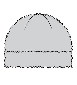 Chaos Yeti Fur Kids Beanie
