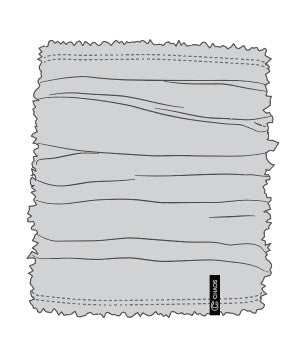 Chaos Yeti Fur Kids Necktube