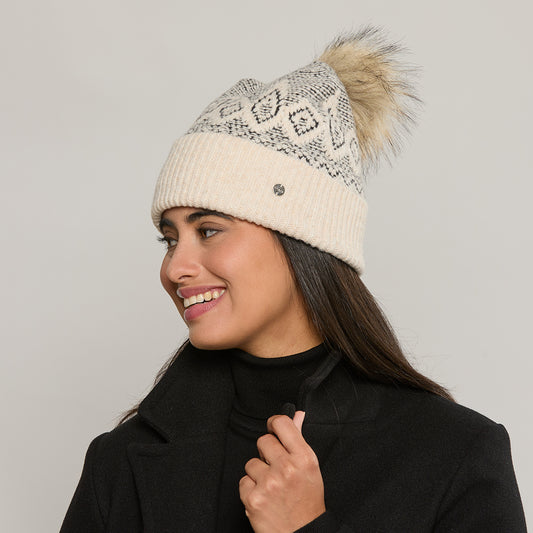 Tycen Pom Beanie - Chaos Hats | Women's Winter Hats | Women's Beanies | Product View 2