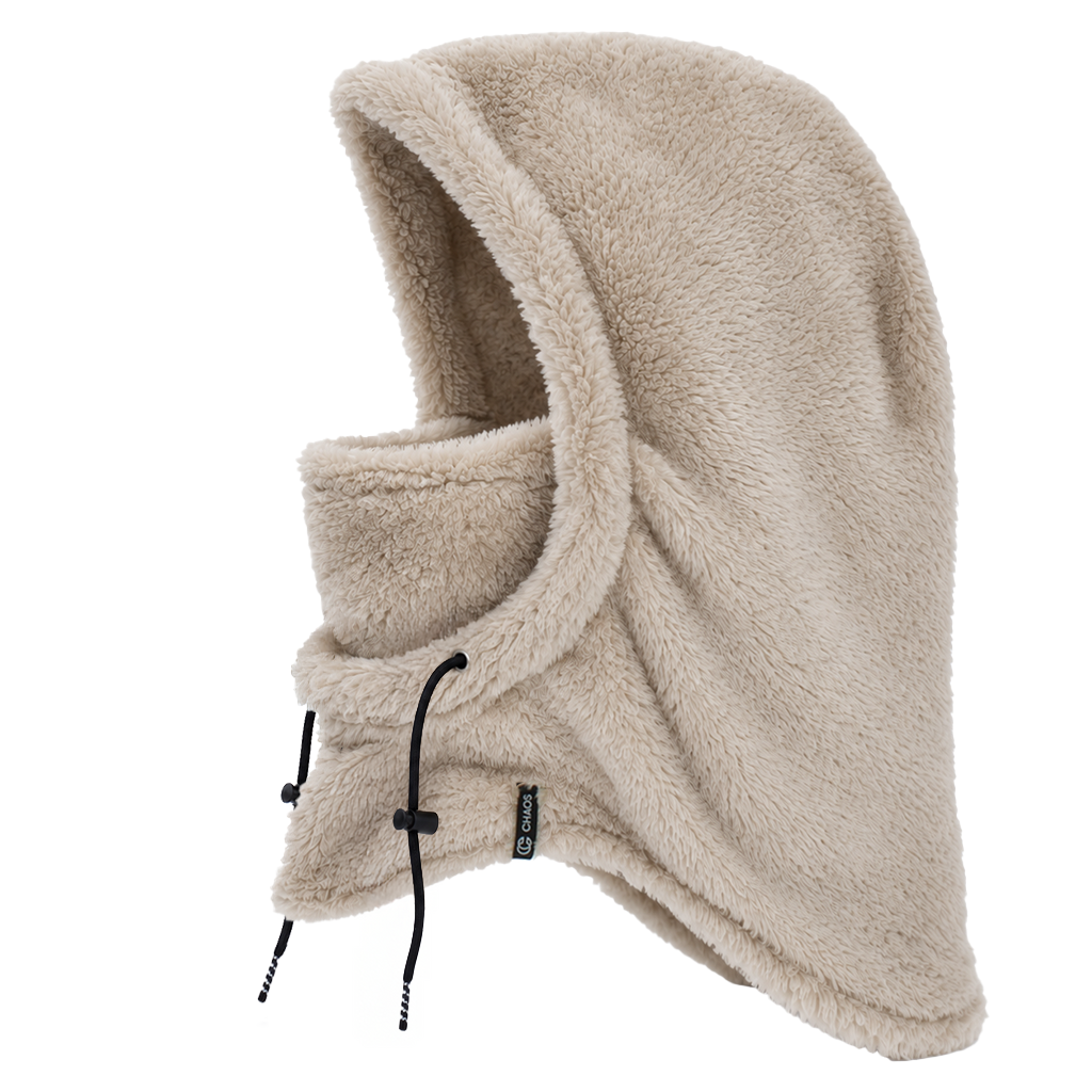 Biggie Hoodie Yeti Fur - Chaos Headwear | Unisex Winter Hood | Cold Weather Accessories | Product View 2